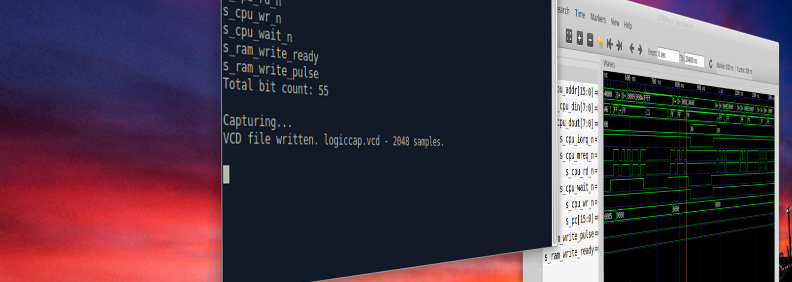 A Simple On-Chip Logic Analyzer for FPGAs