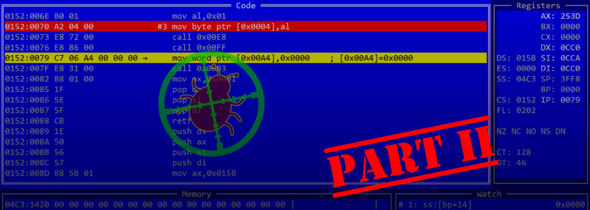 Win3mu - Part 12 - Debugger (Continued)