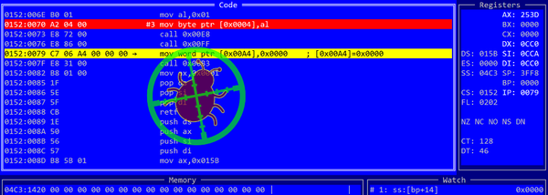 Win3mu - Part 11 - 8086 Debugger