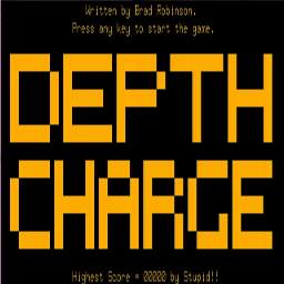 Depth Charge Title Screen