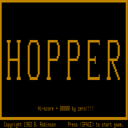 Hopper Title Screen